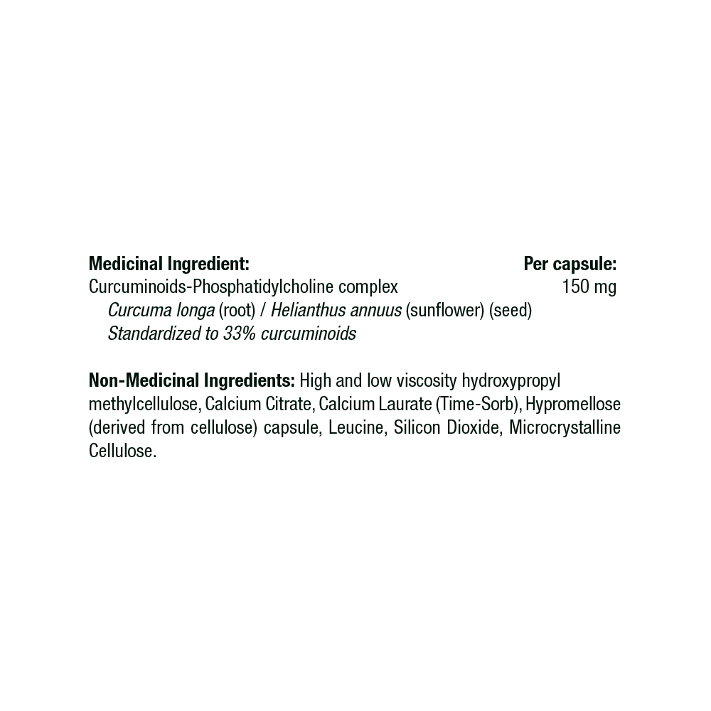 Curcumin Phytosome - Sustained Release