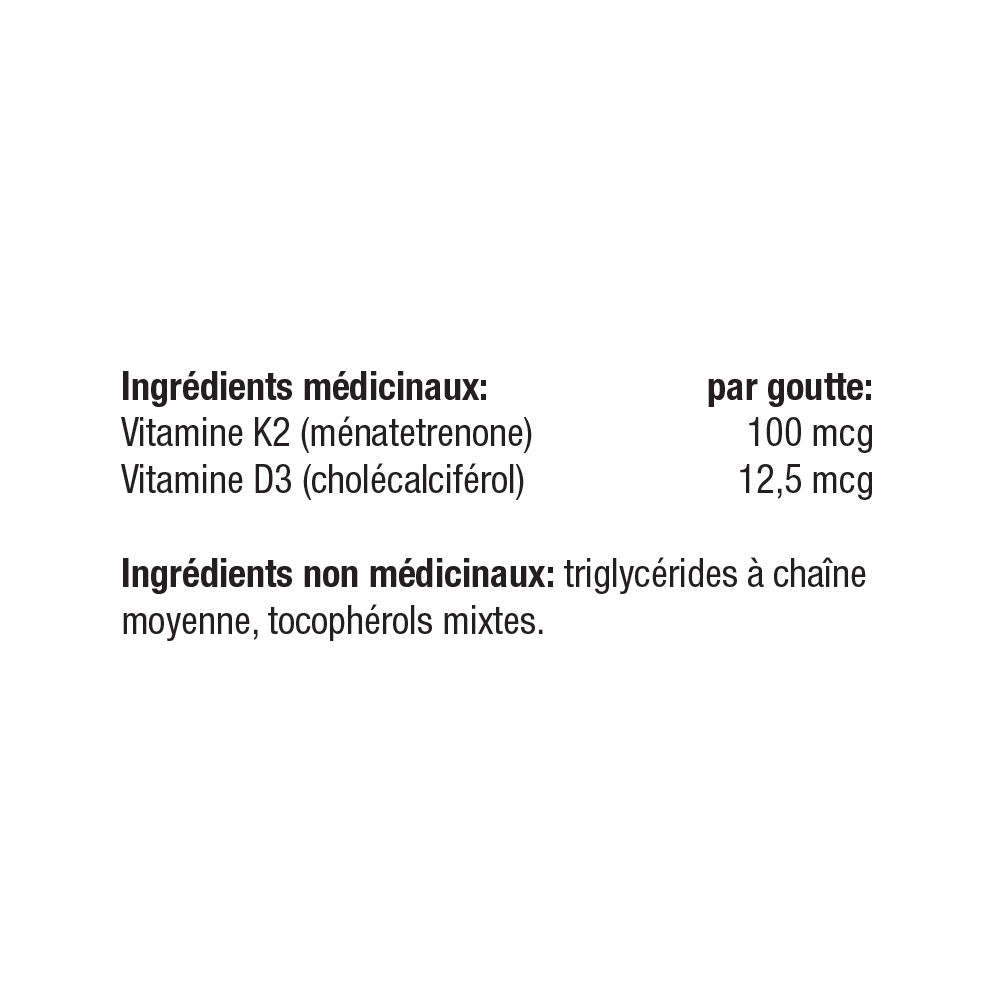 Vitamin D + K2 Liquid